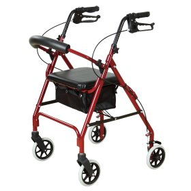 Andador Adulto Deluxe con Canasta de Lona